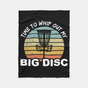 Funny Disc Golf Shirt Disc Golf 1  Fleece Blanket