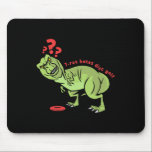 Funny Disc Golf T Rex Kids  Mouse Pad<br><div class="desc">Funny Disc Golf T Rex Kids</div>