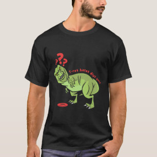 Funny Disc Golf T Rex Kids  T-Shirt