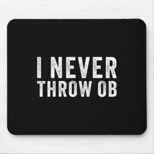 Funny Disc Golf White Lie Disc Golf Humour _1  Mouse Pad