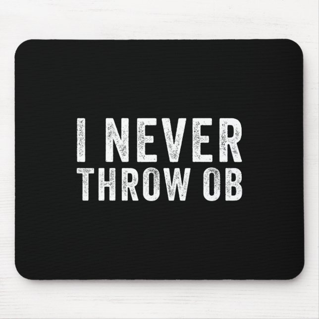 Funny Disc Golf White Lie Disc Golf Humour _1  Mouse Pad (Front)