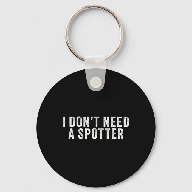 Funny Disc Golf White Lie Disc Golf Humour _4  Key Ring (Front)
