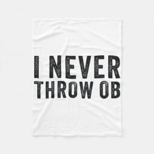 Funny Disc Golf White Lie Disc Golf Humour _6  Fleece Blanket