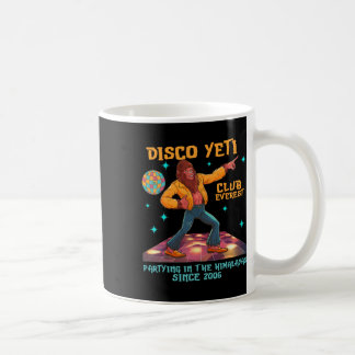 Funny Disco Yeti Bigfoot Dancing Club Everest Men Coffee Mug