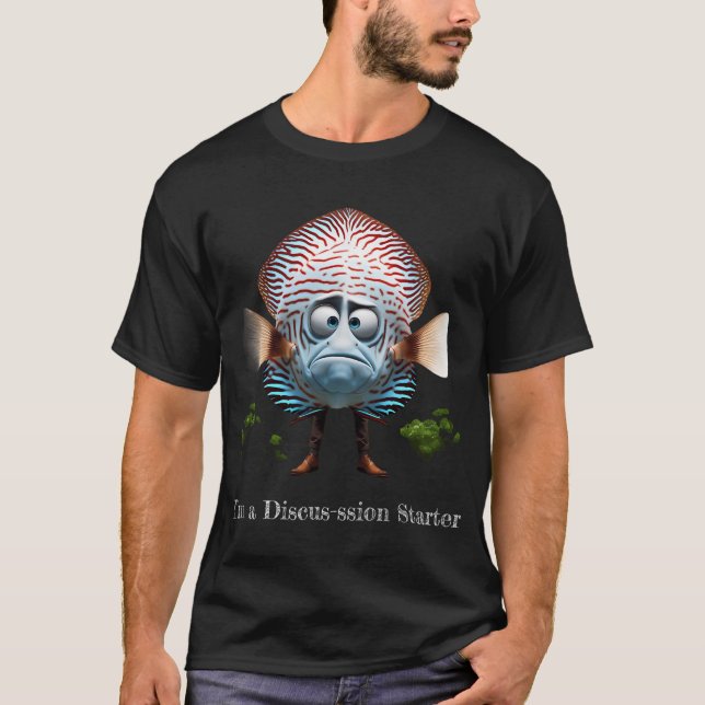Funny Discus Fish T-Shirt (Front)