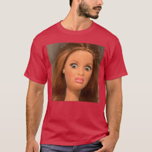Funny Disgusting Doll Face Meme friend boy T-Shirt