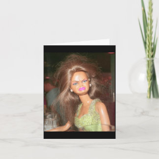 Funny disgusting doll face meme hilarious sarcasti card