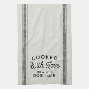 Funny Dish Towel, Dog Lover Kitchen Towel