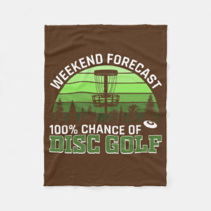 Funny Disk Golfer Disk Golf Pun Gear Disk Golfing Fleece Blanket
