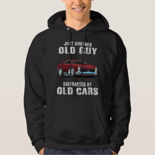 Funny Distracted By Old Cars Muscle Car Custom Hot Hoodie