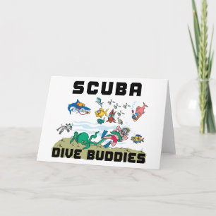 Funny Dive Buddy SCUBA Dive Buddy Card