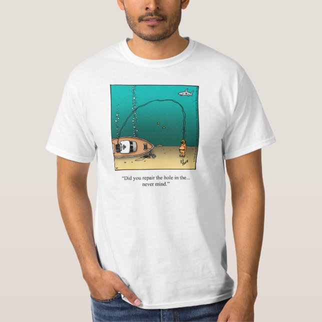 Funny Diving humour Tee Shirt (Front)
