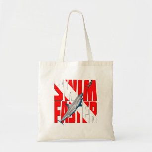 Funny Diving Swim Faster Tote Bag