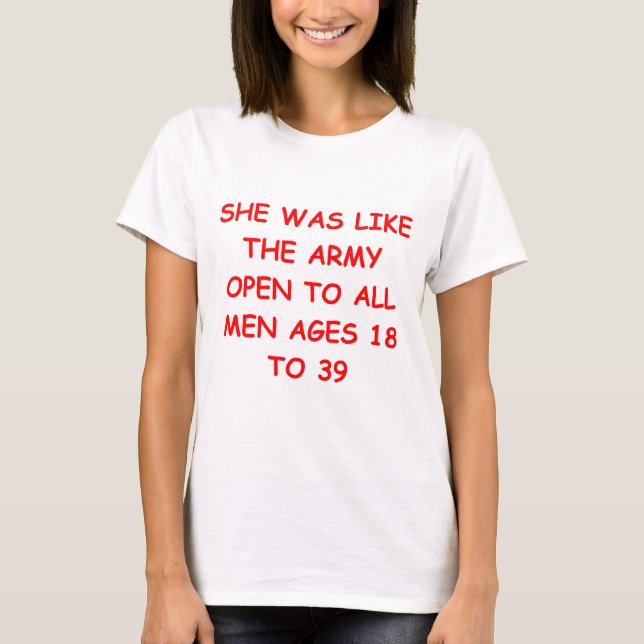 funny divorce joke T-Shirt (Front)
