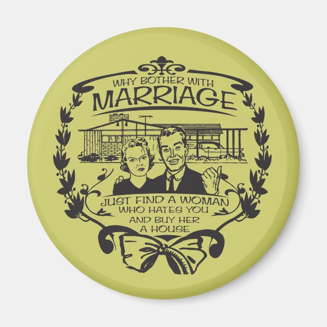 Funny Divorce Magnet (Front)
