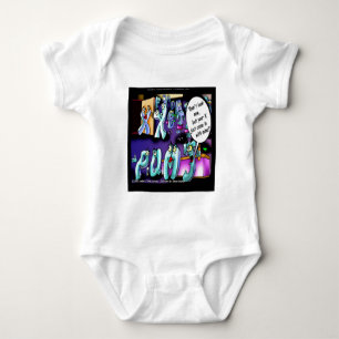 Funny Divorce My Ex & Yours Baby Bodysuit