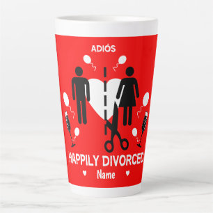 Funny Divorce Party Latte Mug