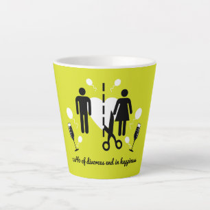 Funny Divorce Survivor Sympathy Latte Mug