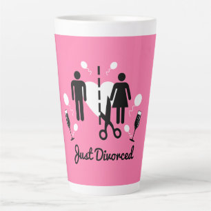 Funny Divorce Sympathy Gifts  Latte Mug