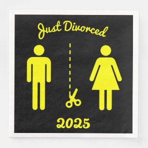 Funny Divorce Sympathy Party Napkin