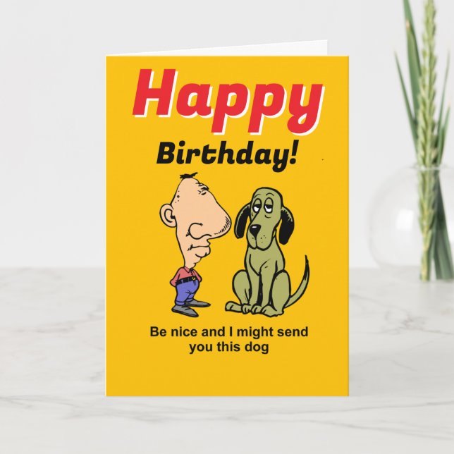 Funny divorced woman birthday card (Front)