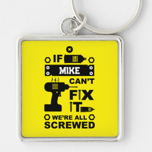 Funny DIY Fix It Repair Key Ring