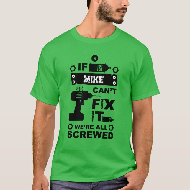 Funny DIY Fix It Repair T-Shirt (Front)