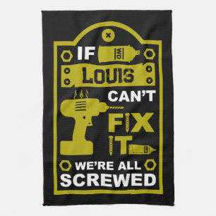 Funny DIY Fix It Repair Tea Towel
