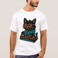Funny DJ Black Cat