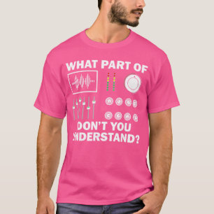 Funny DJ Design for Men Women Sound Engineer Disc  T-Shirt