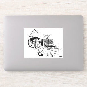Funny DJ Mobile Disco Record Player Cartoon