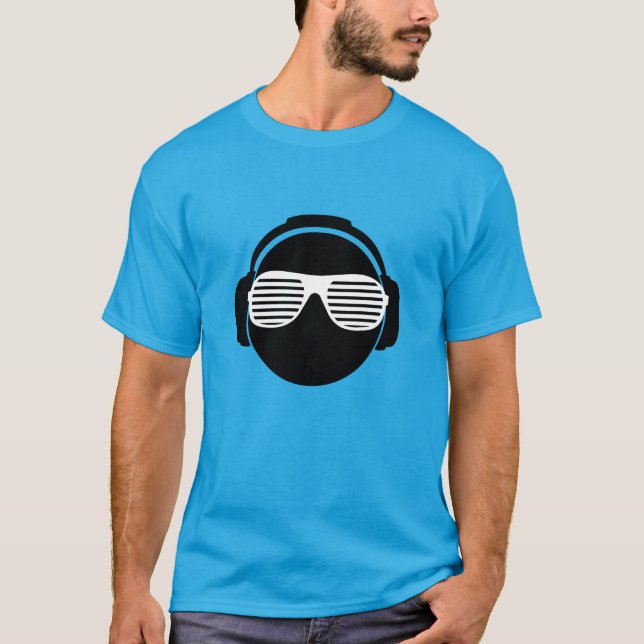 Funny DJ T-Shirt Cool EDM Party Music Tee for DJ (Front)