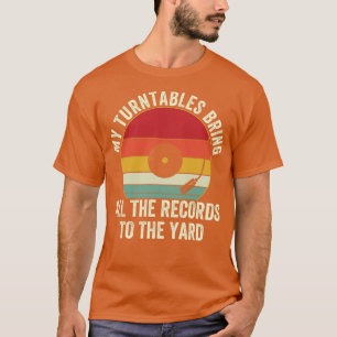 Funny DJ Turntable Design Disc Jockey T-Shirt