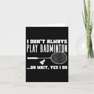 Funny Dminton Shirt Men Women Dminton Player 2  Card