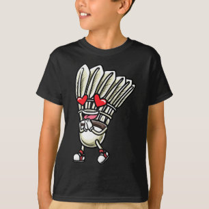 Funny Dminton Shuttle Player Design Men Women 6 T-Shirt