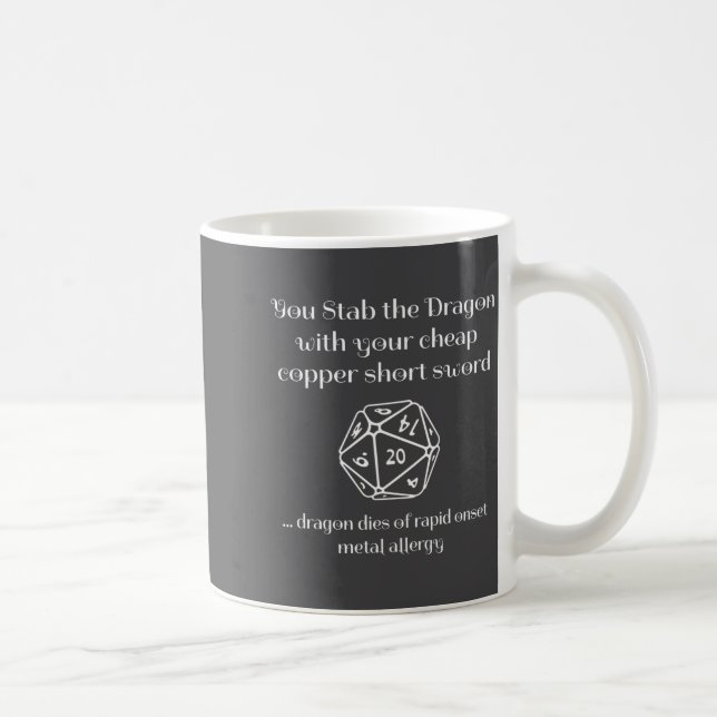 Funny Dnd Gift For Role Playing Games Rpg  Coffee Mug (Right)