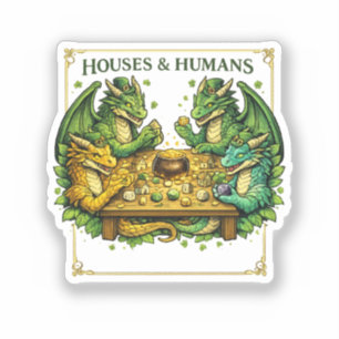 Funny DnD Houses and Humans for Gamers Dungeons 