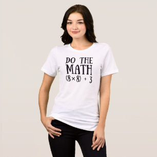 Funny Do The Math 67 Teacher Six Seven Family Tri-Blend Shirt