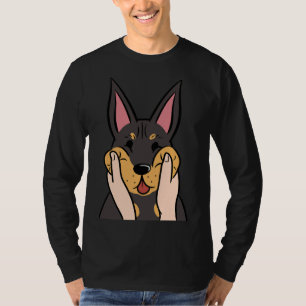 Funny Doberman Chubby Cheeks T-Shirt