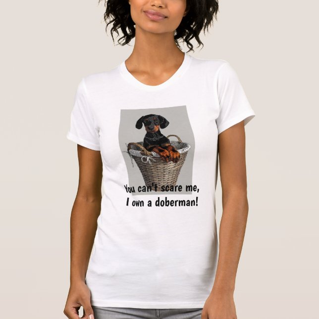 Funny Doberman T-shirt (Front)