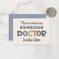 Funny Doctor Awesome Doctor Custom Thank You