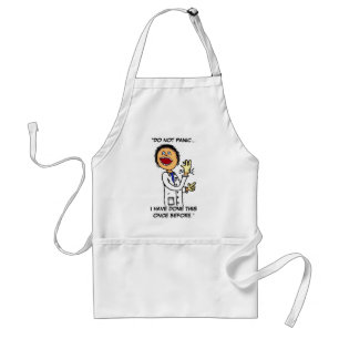 Funny Doctor Cartoon Standard Apron