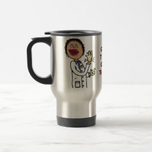 Funny Doctor Cartoon Travel Mug