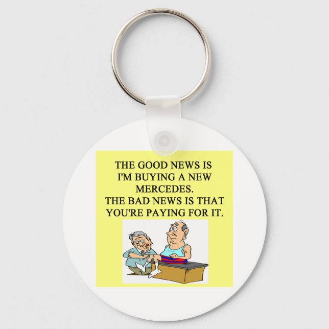 funny doctor humour key ring (Front)