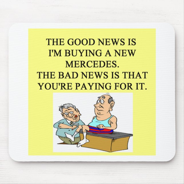 funny doctor humour mouse pad (Front)