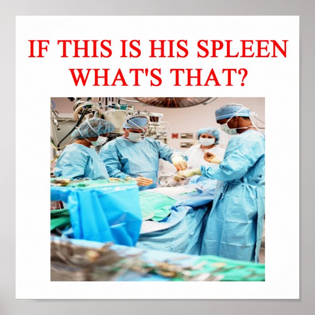 funny doctor humour poster (Front)