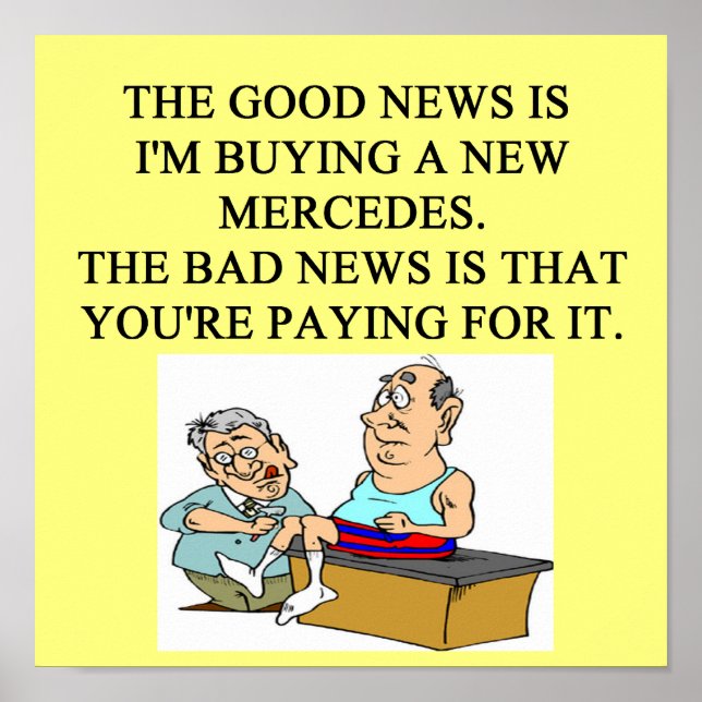 funny doctor humour poster (Front)