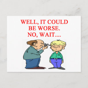 funny doctor joke postcard