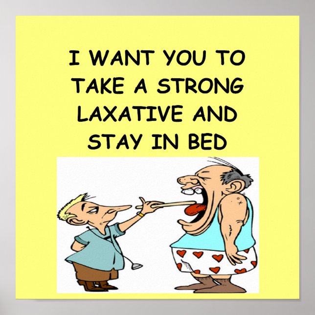 funny doctor joke poster (Front)