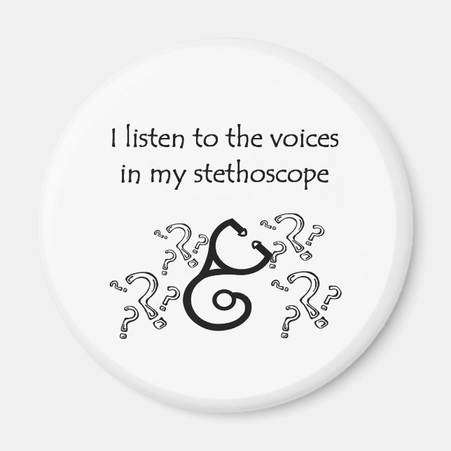 Funny Doctor or Nurse T-shirts and Gifts Magnet (Front)